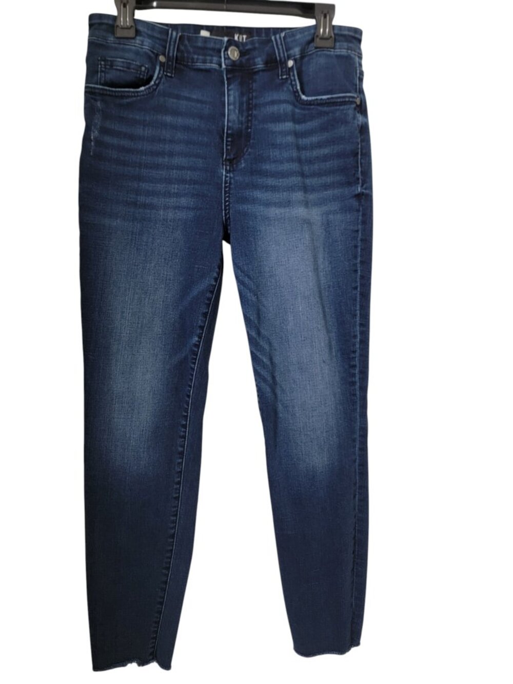 Kut from the Kloth Size 10 "Connie High Rise Ankle Skinny" Denim Blue Jeans